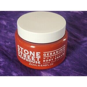 Stone Street Soaphouse Geranimo Wholesome Body Cream Skin Care Daily Moisturizer